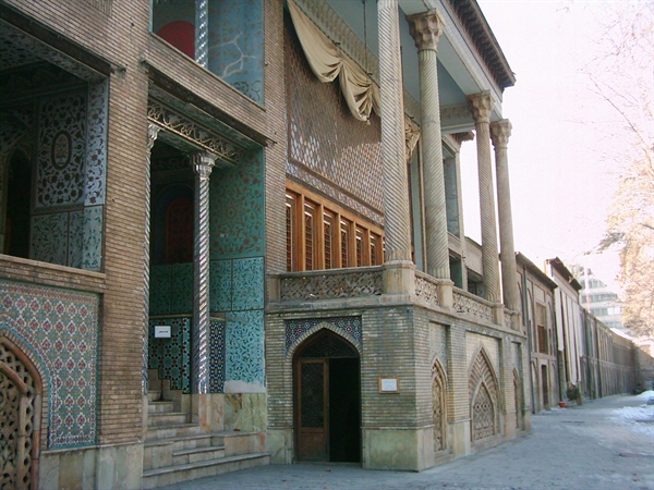 The southern doors of the Golestan Palace Badgir Mansion were reopened for Nowruz 1402