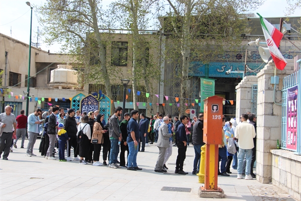 High number of Golestan Palace Nowruz visitors 